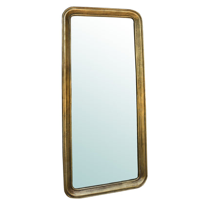 HomeRoots Gold Framed Rectangular Mirror