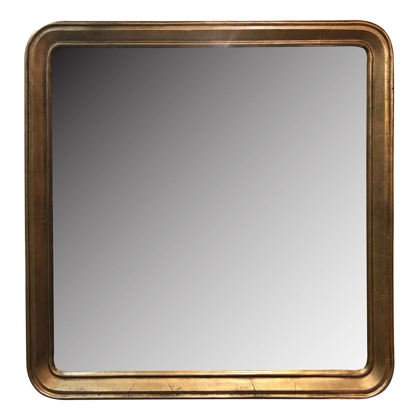 HomeRoots Gold Framed Square Mirror