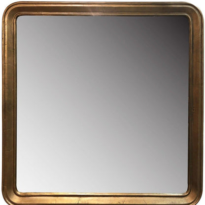 HomeRoots Gold Framed Square Mirror
