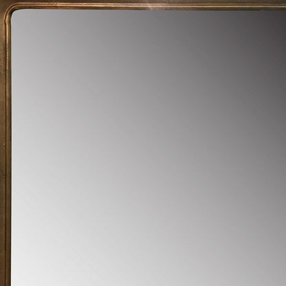 HomeRoots Gold Framed Square Mirror