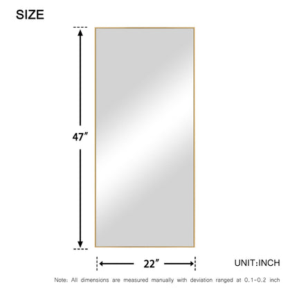 HomeRoots Gold Framed Wall Mirror