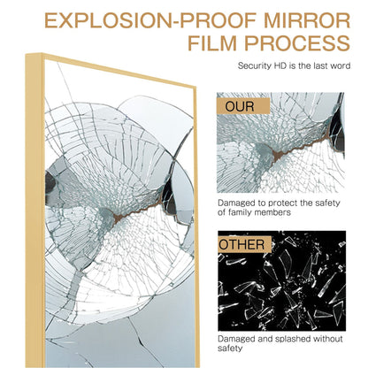 HomeRoots Gold Framed Wall Mirror