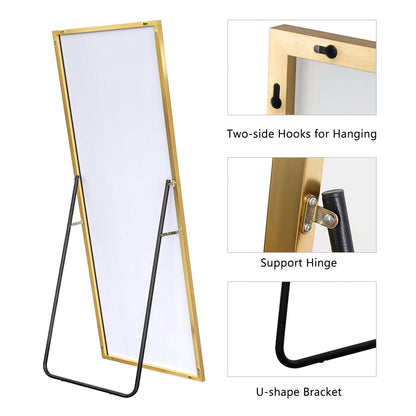 HomeRoots Gold Full Length Mirror