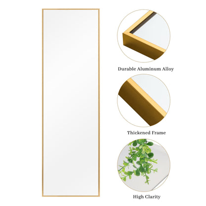 HomeRoots Gold Full Length Standing Mirror