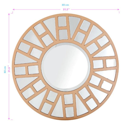 HomeRoots Gold Geometric Mirror