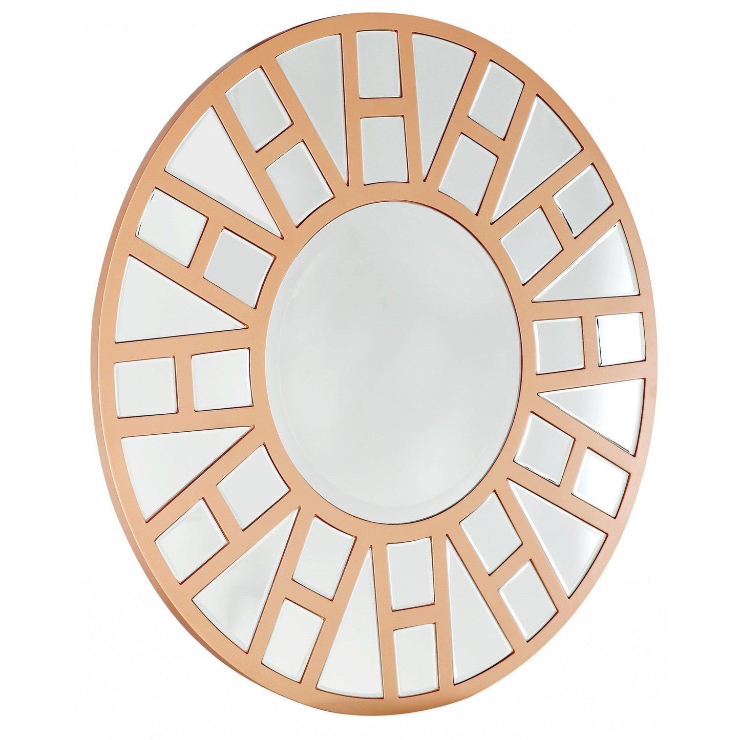 HomeRoots Gold Geometric Mirror