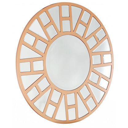HomeRoots Gold Geometric Mirror