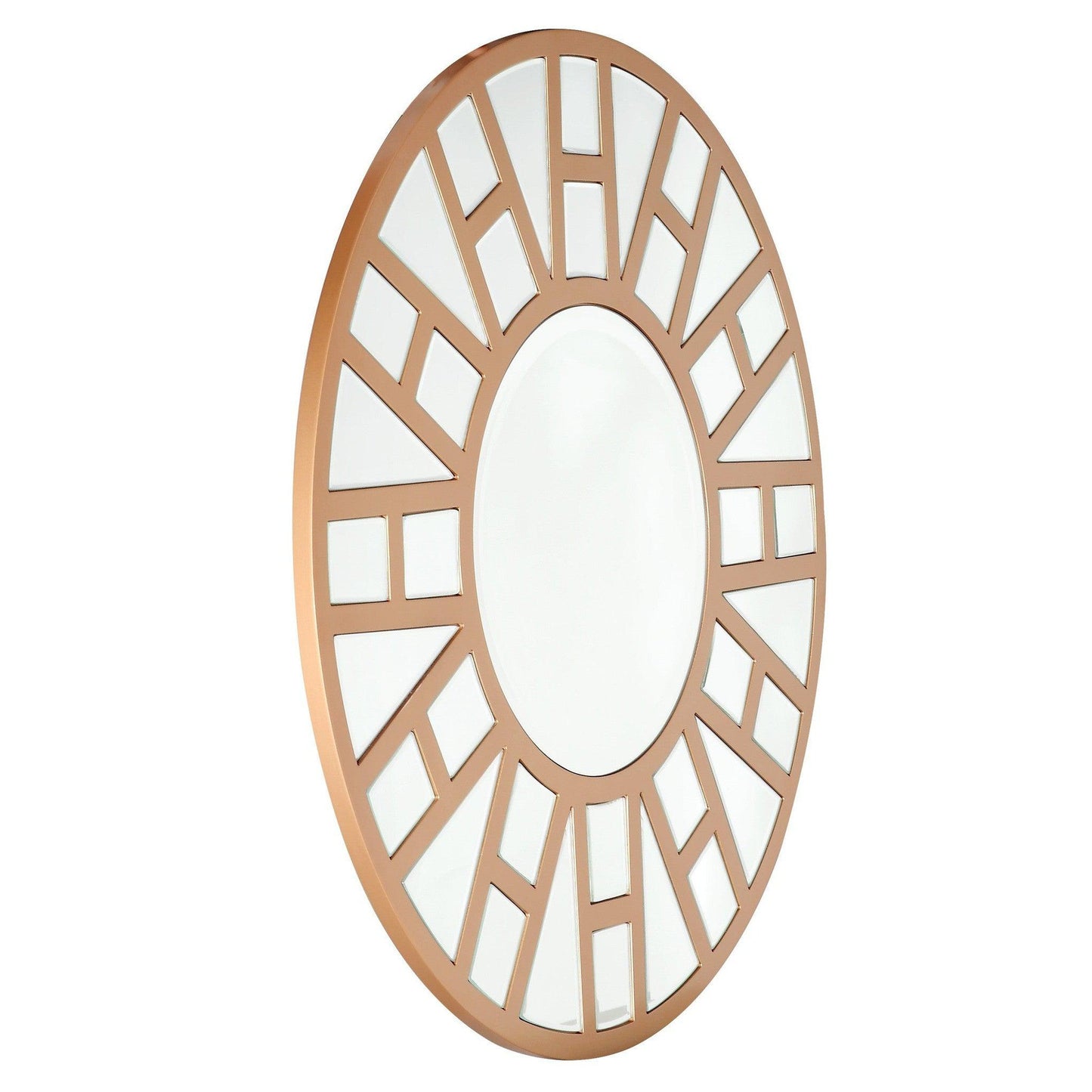 HomeRoots Gold Geometric Mirror