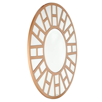 HomeRoots Gold Geometric Mirror
