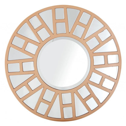 HomeRoots Gold Geometric Mirror