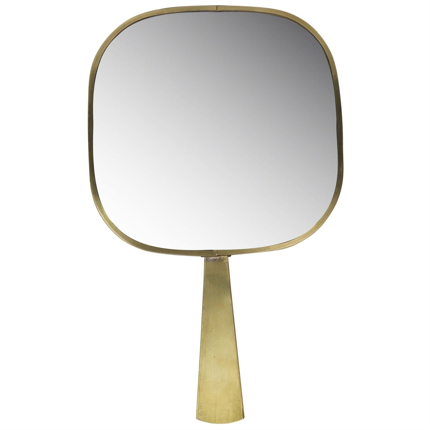 HomeRoots Gold Greek Key Hand Mirror