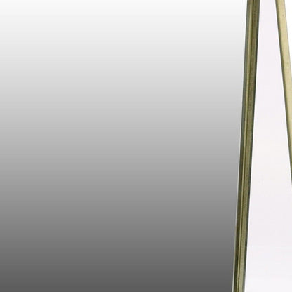 HomeRoots Gold Metal Vanity Mirror with Shelf