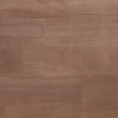 HomeRoots Gold Mirror Shelf with Birch Drawer