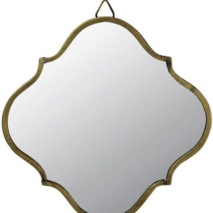 HomeRoots Gold Motif Wall Mirror