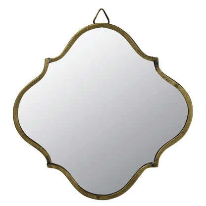HomeRoots Gold Motif Wall Mirror