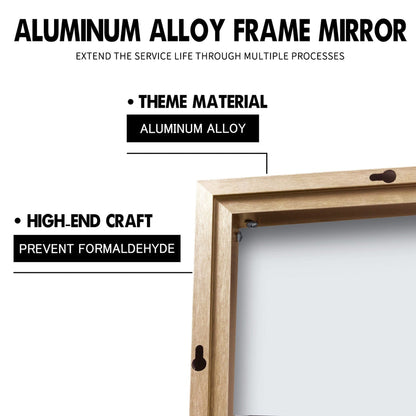 HomeRoots Gold Rectangular Wall Mirror