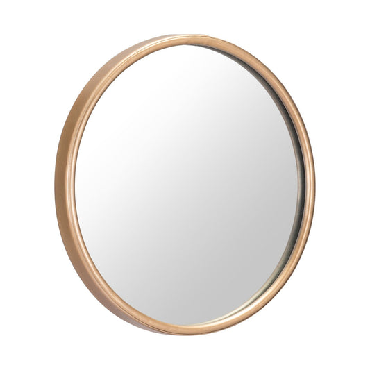 HomeRoots Gold Thick Border Round Mirror