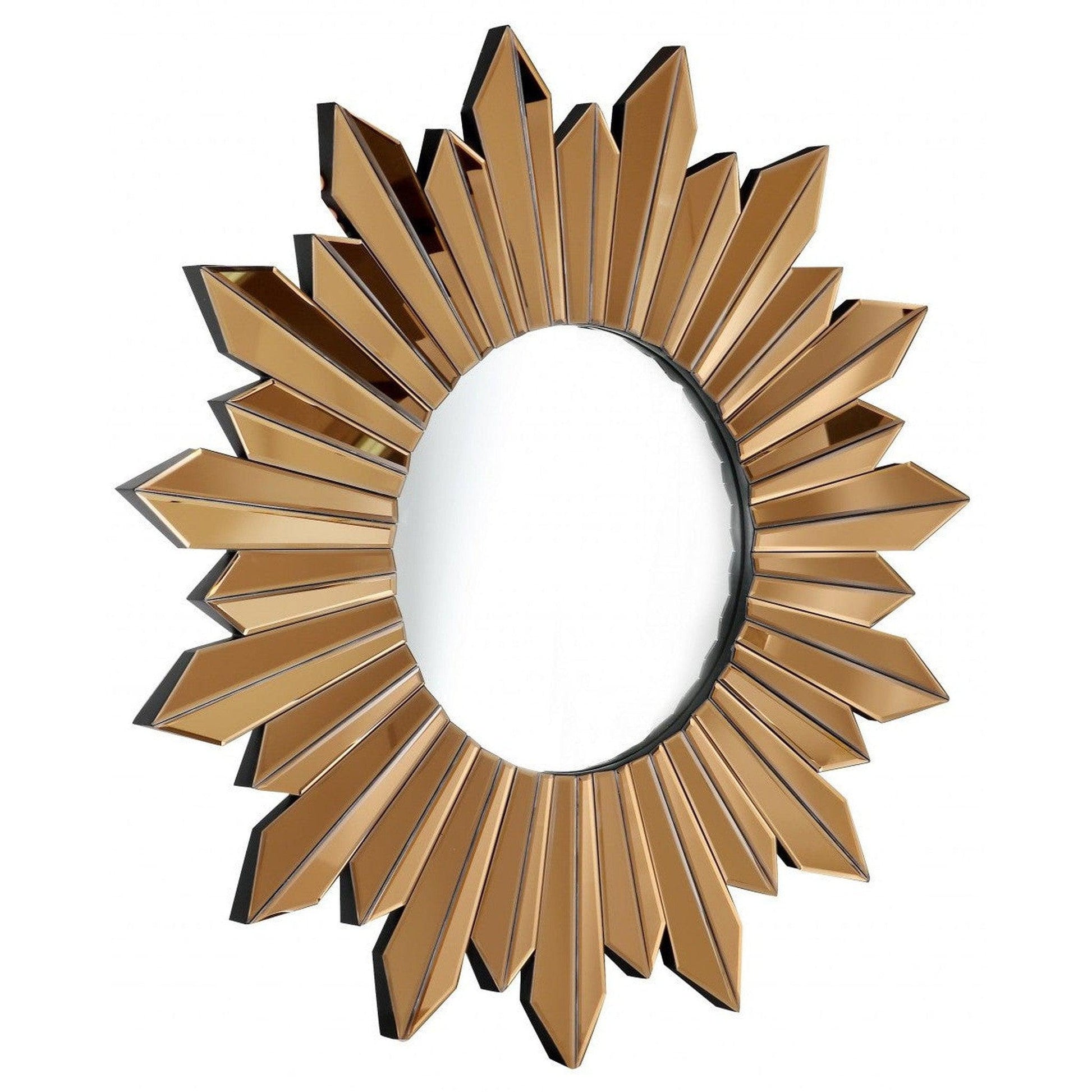 HomeRoots Golden Sun Accent Mirror