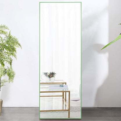 HomeRoots Green Framed Wall Mirror