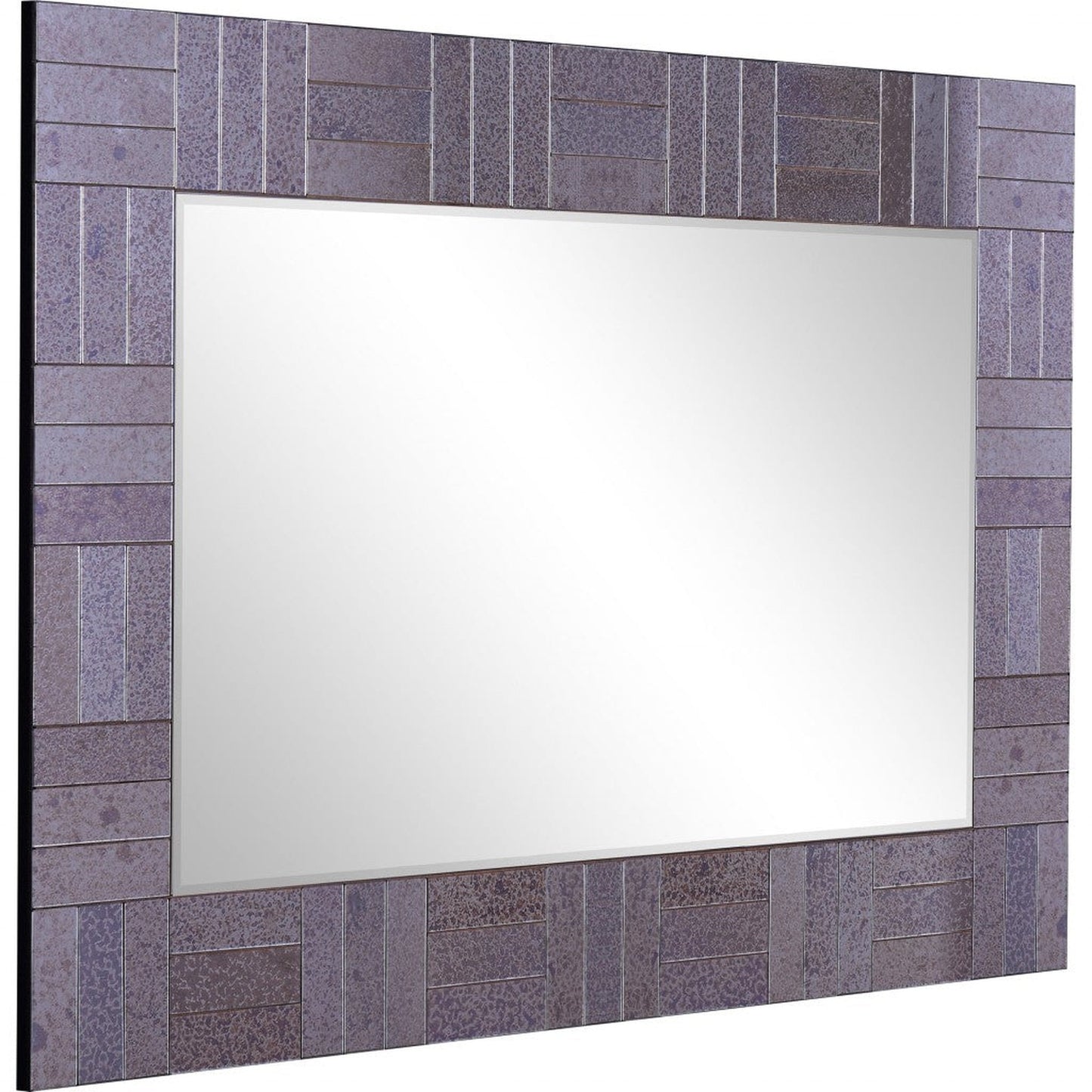 HomeRoots Grey Rectangular Mirror