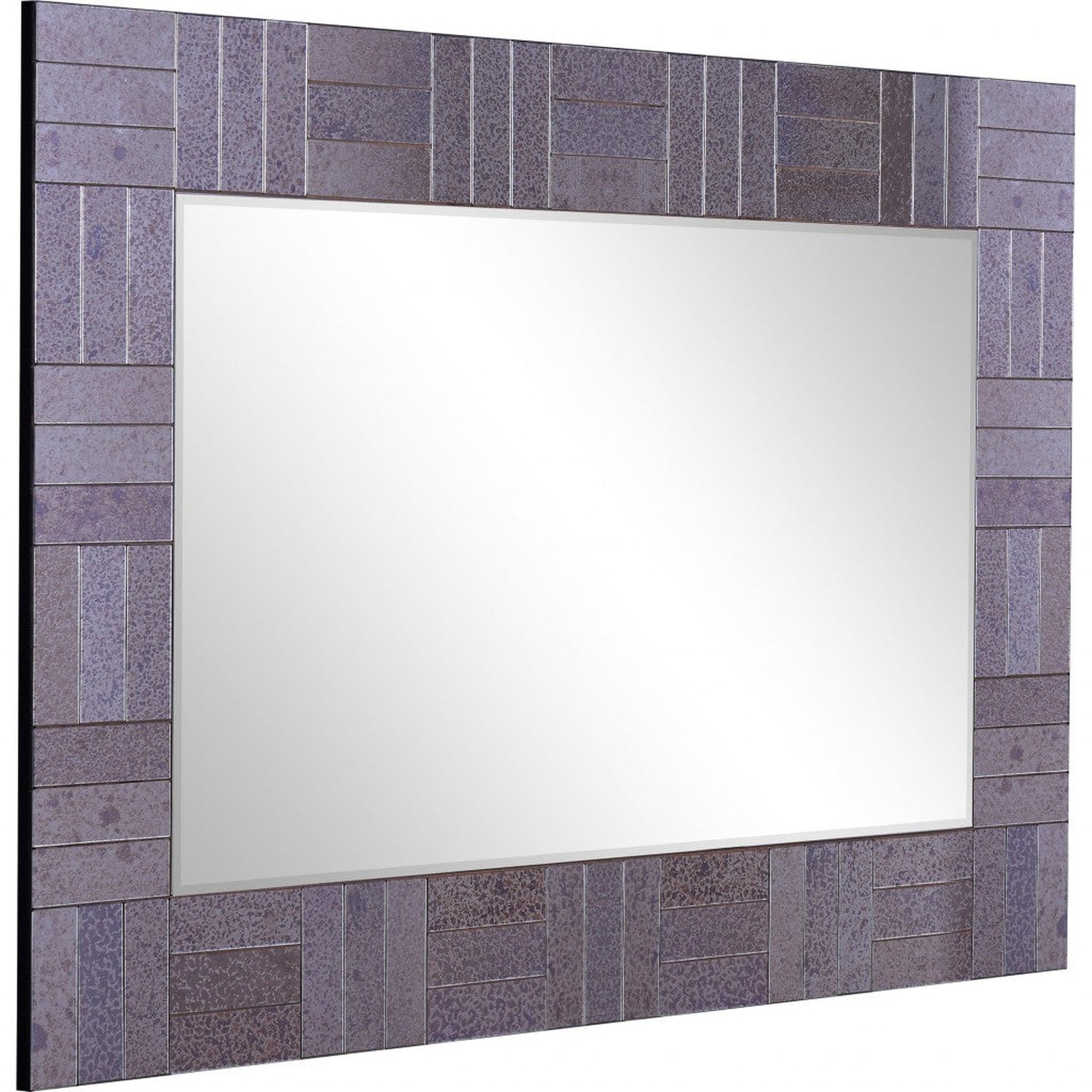 HomeRoots Grey Rectangular Mirror