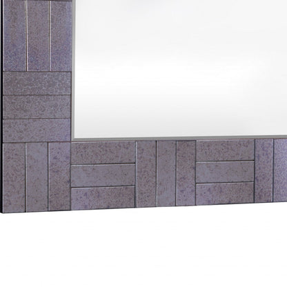 HomeRoots Grey Rectangular Mirror