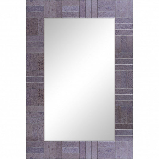 HomeRoots Grey Rectangular Mirror