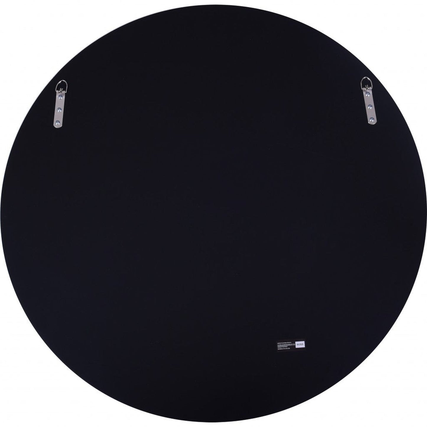 HomeRoots Grey Round Wall Mirror