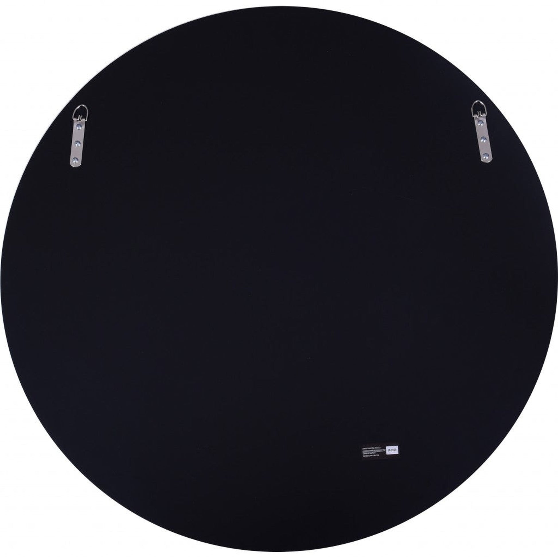 HomeRoots Grey Round Wall Mirror