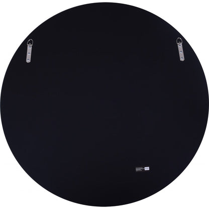 HomeRoots Grey Round Wall Mirror