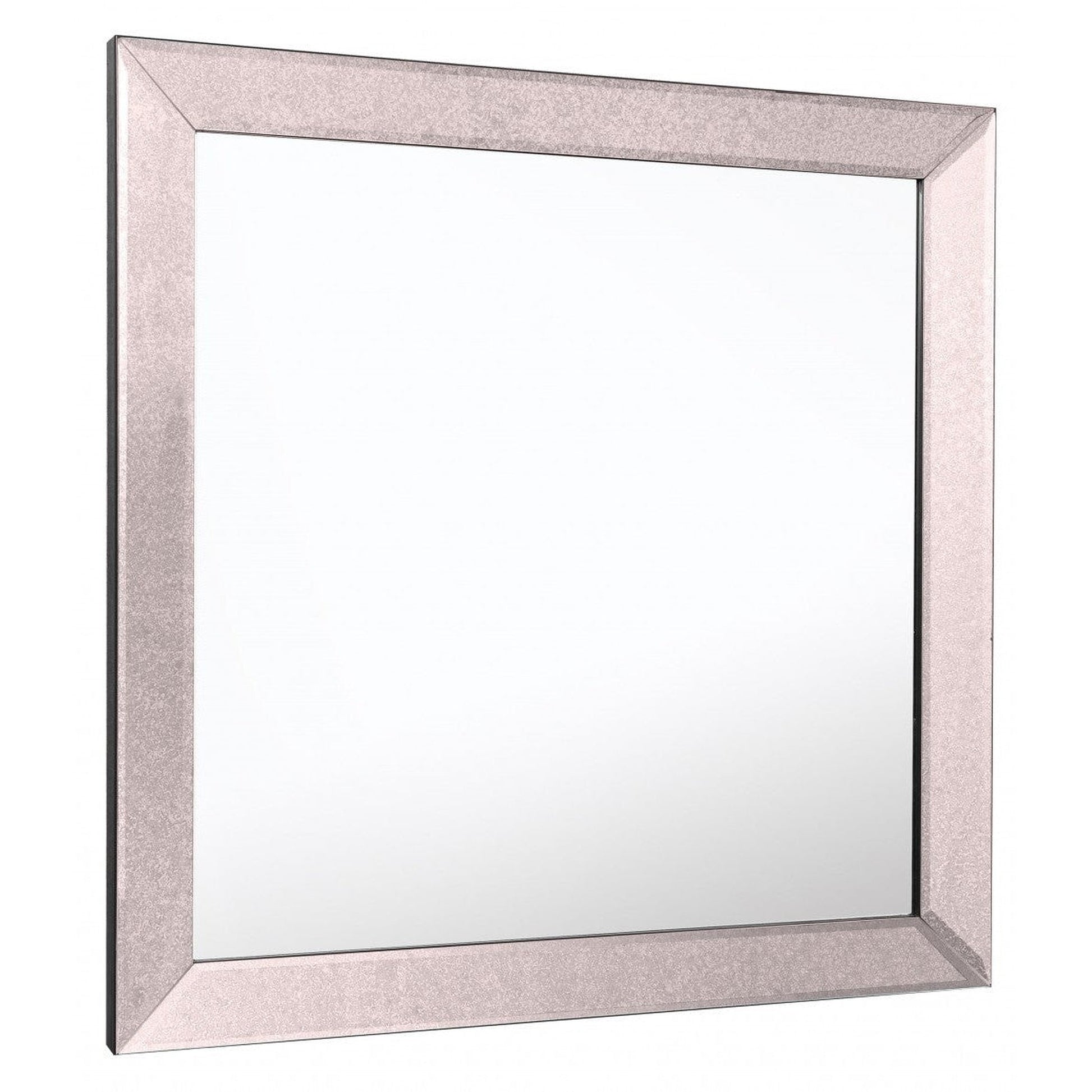 HomeRoots Grey Square Glass Mirror