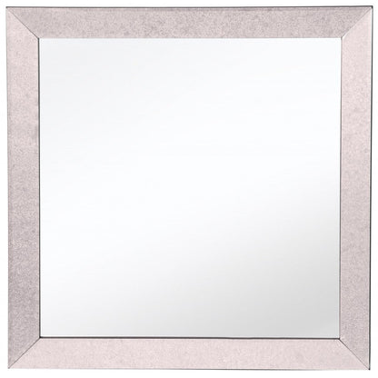 HomeRoots Grey Square Glass Mirror