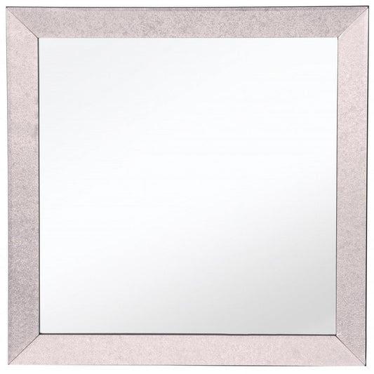 HomeRoots Grey Square Glass Mirror