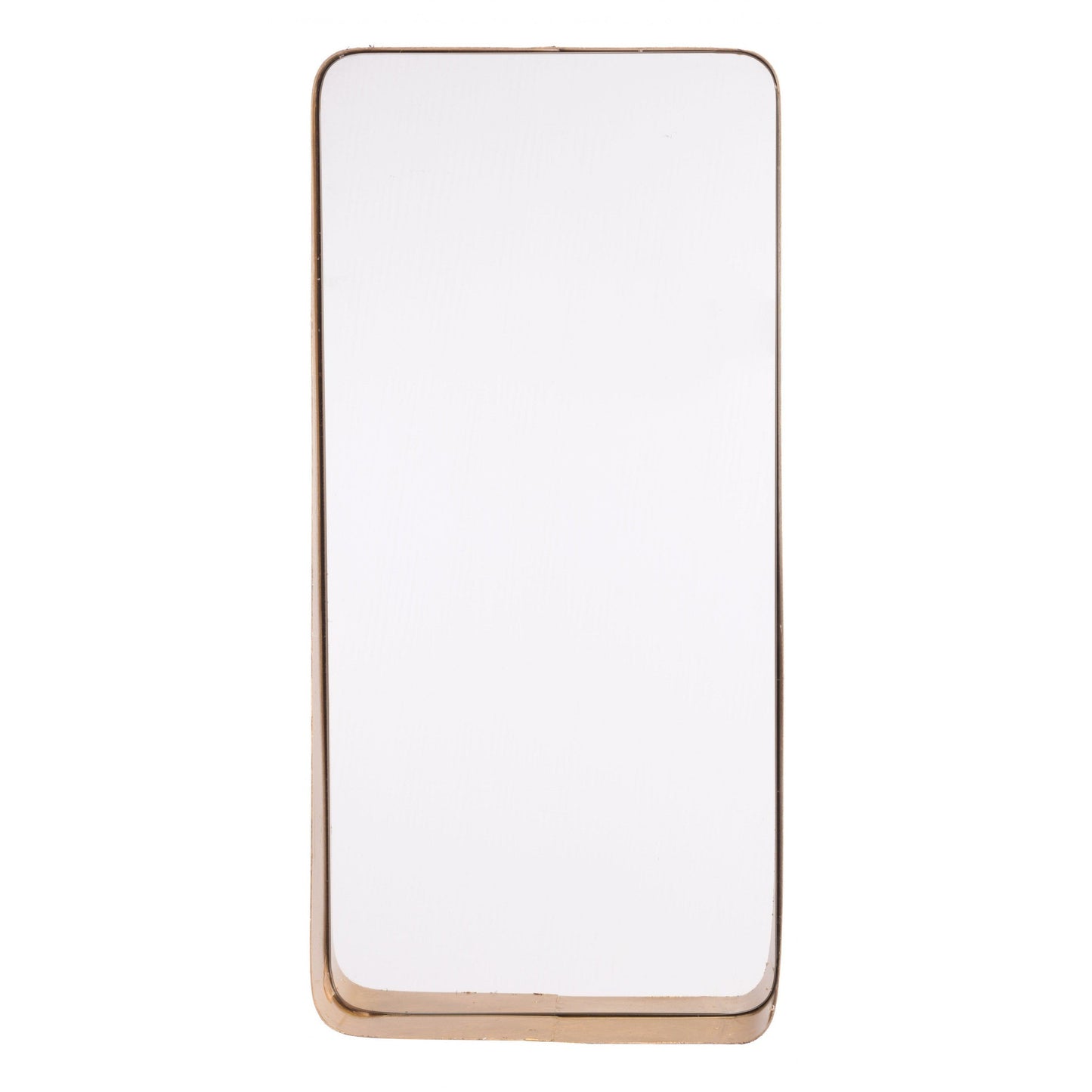 HomeRoots Industrial Gold Floor Mirror