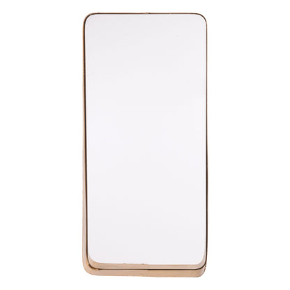 HomeRoots Industrial Gold Floor Mirror