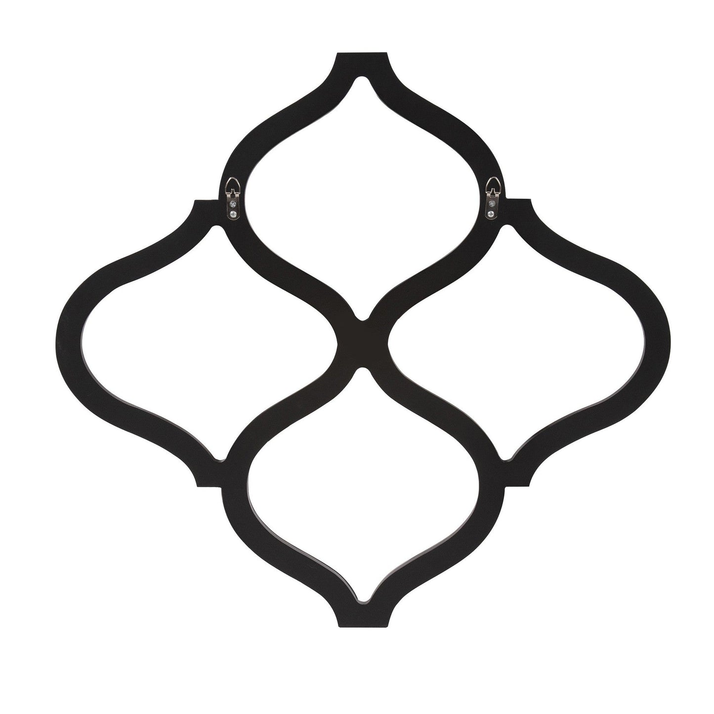 HomeRoots Interlocking Mirrored Curved Shapes with Beveled Edge