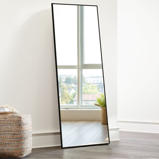 HomeRoots Jumbo Black Full Length Mirror