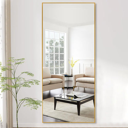 HomeRoots Jumbo Gold Full Length Standing Mirror