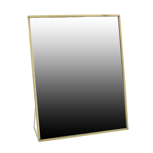 HomeRoots Jumbo Gold Metal Vanity Mirror