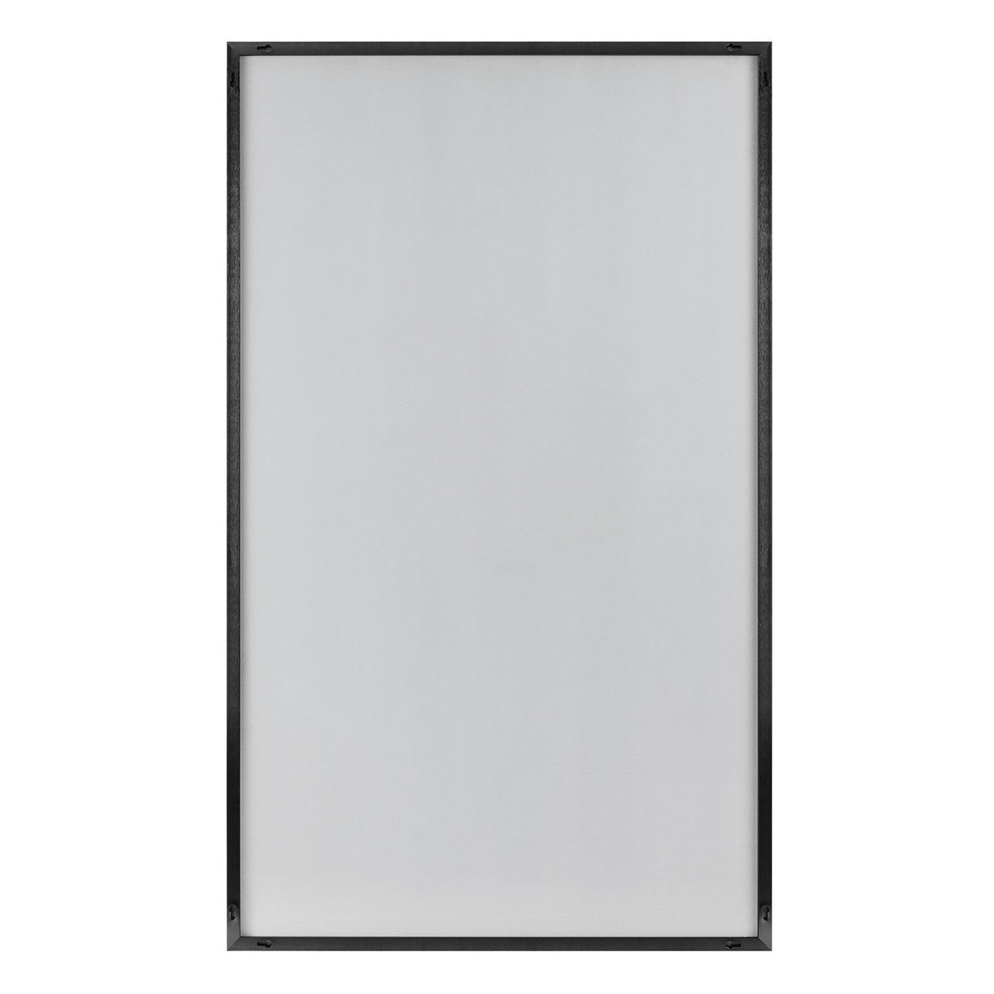 HomeRoots Jumbo Minimal Black Bathroom Vanity Mirror
