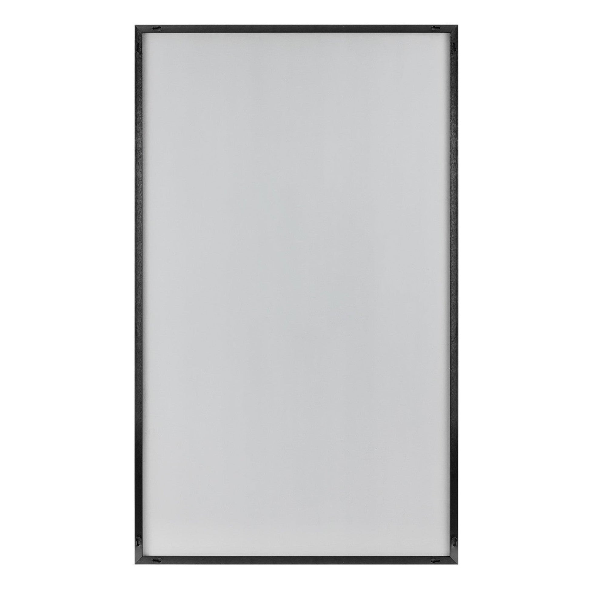 HomeRoots Jumbo Minimal Black Bathroom Vanity Mirror
