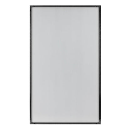 HomeRoots Jumbo Minimal Black Bathroom Vanity Mirror