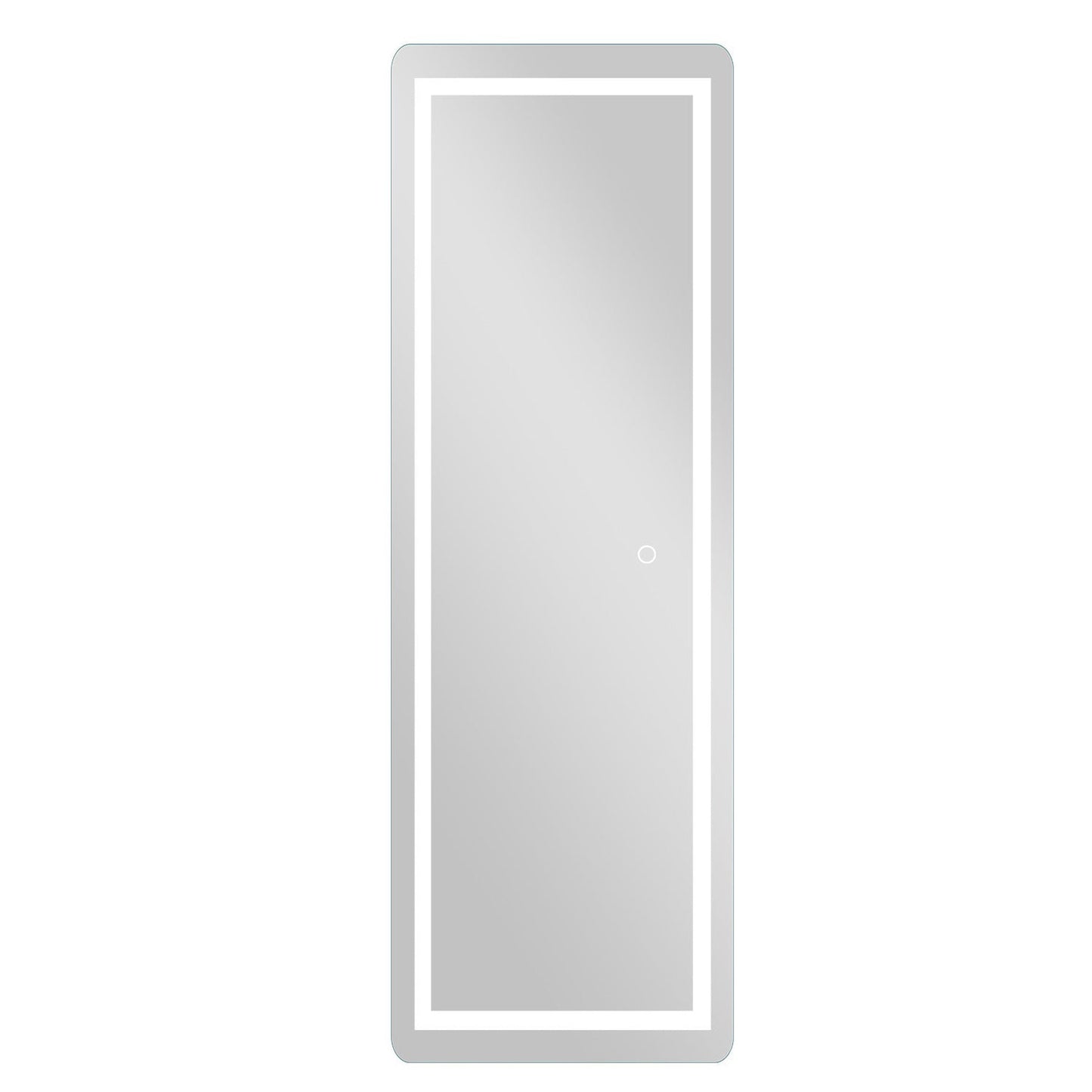 HomeRoots LED Strip Rounded Rectangle Wall Mirror