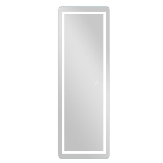 HomeRoots LED Strip Rounded Rectangle Wall Mirror