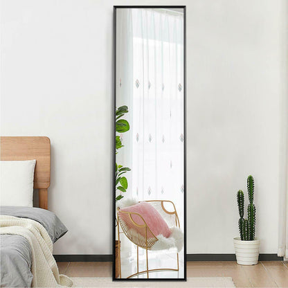 HomeRoots Long Black Full Length Standing Mirror