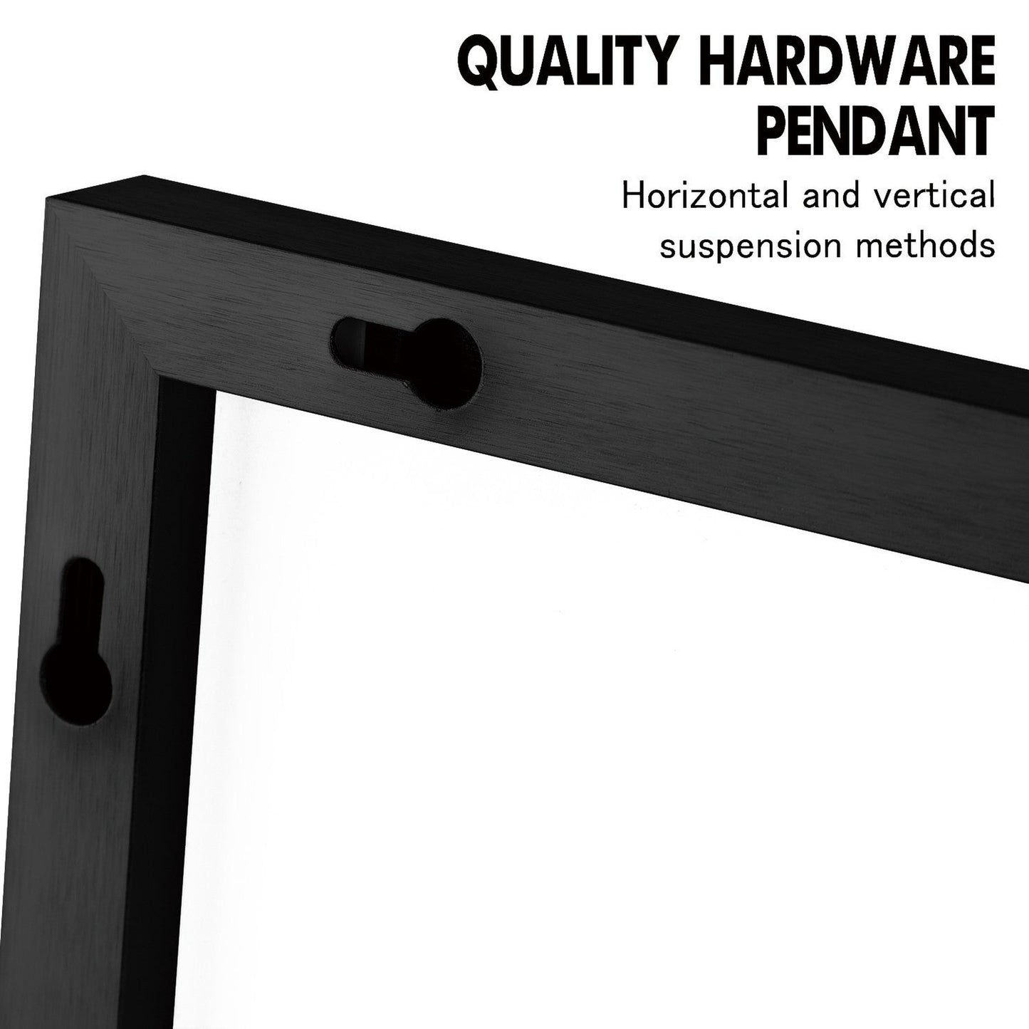 HomeRoots Long Black Full Length Standing Mirror