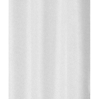 HomeRoots Luxurious White Waffle Weave Shower Curtain