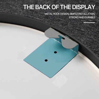 HomeRoots Minimal Black Round Wall Mirror