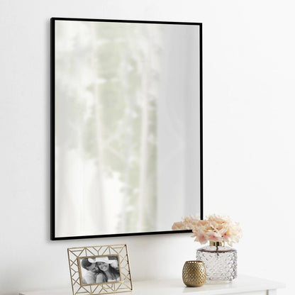 HomeRoots Minimal Black Wall Mirror