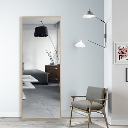 HomeRoots Minimal Gold Full-length Mirror with Stand